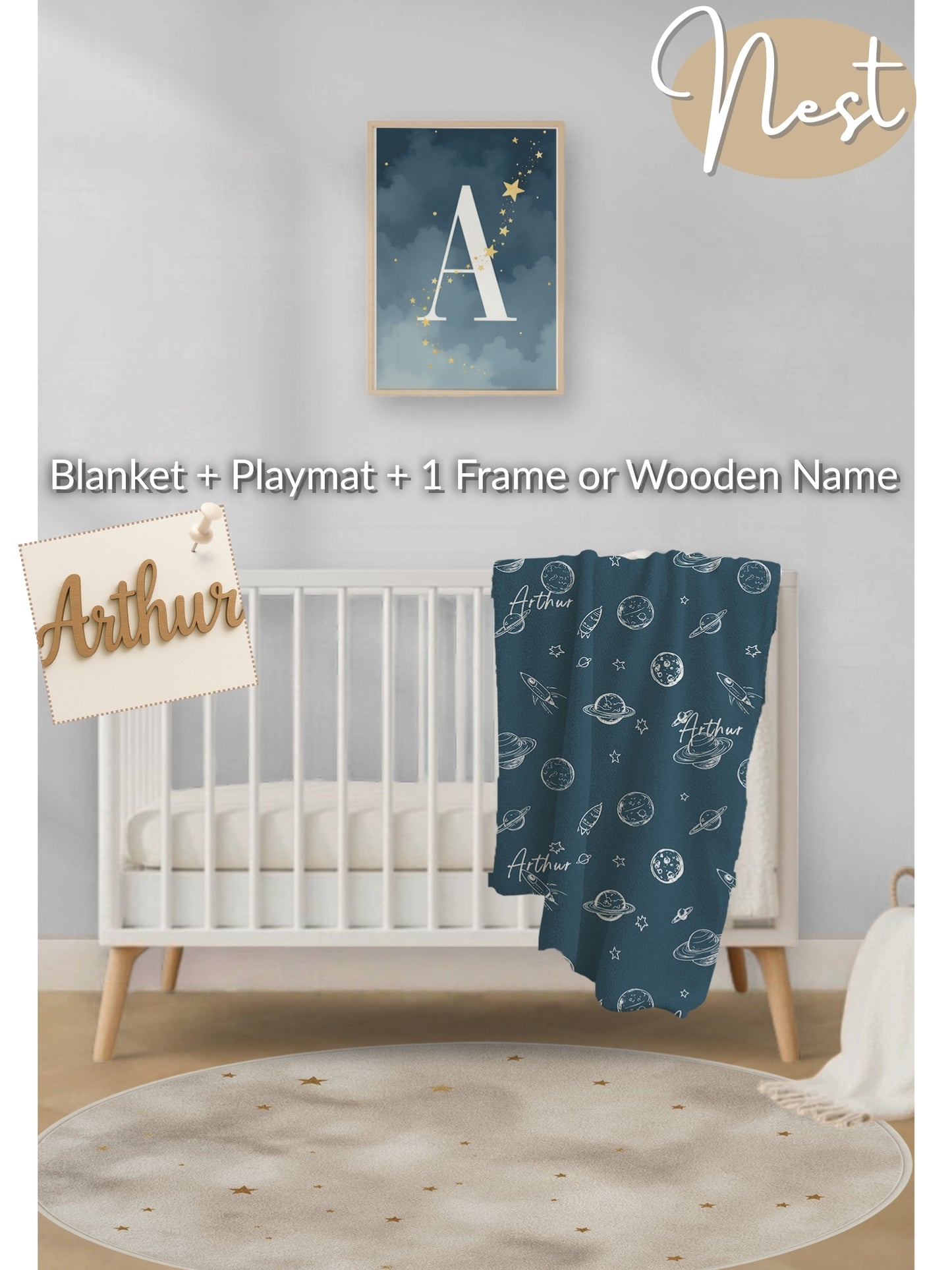 Space Astronaut Universe Nursery Set