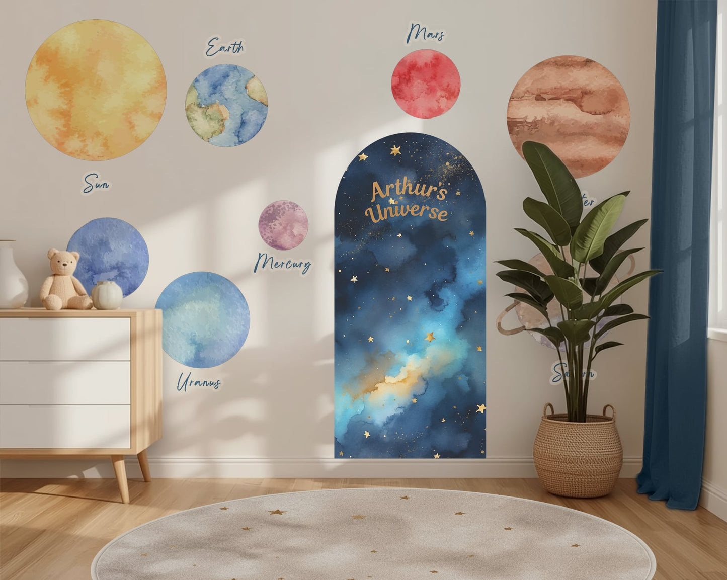 Space Astronaut Universe Nursery Set