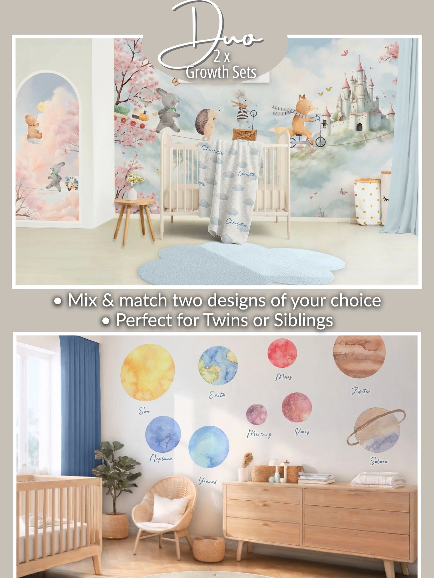 Space Astronaut Universe Nursery Set