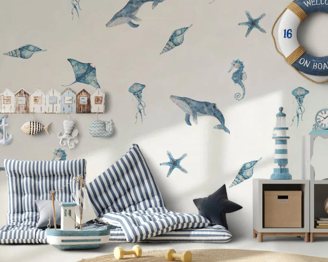Whale Dreams Nursery Set