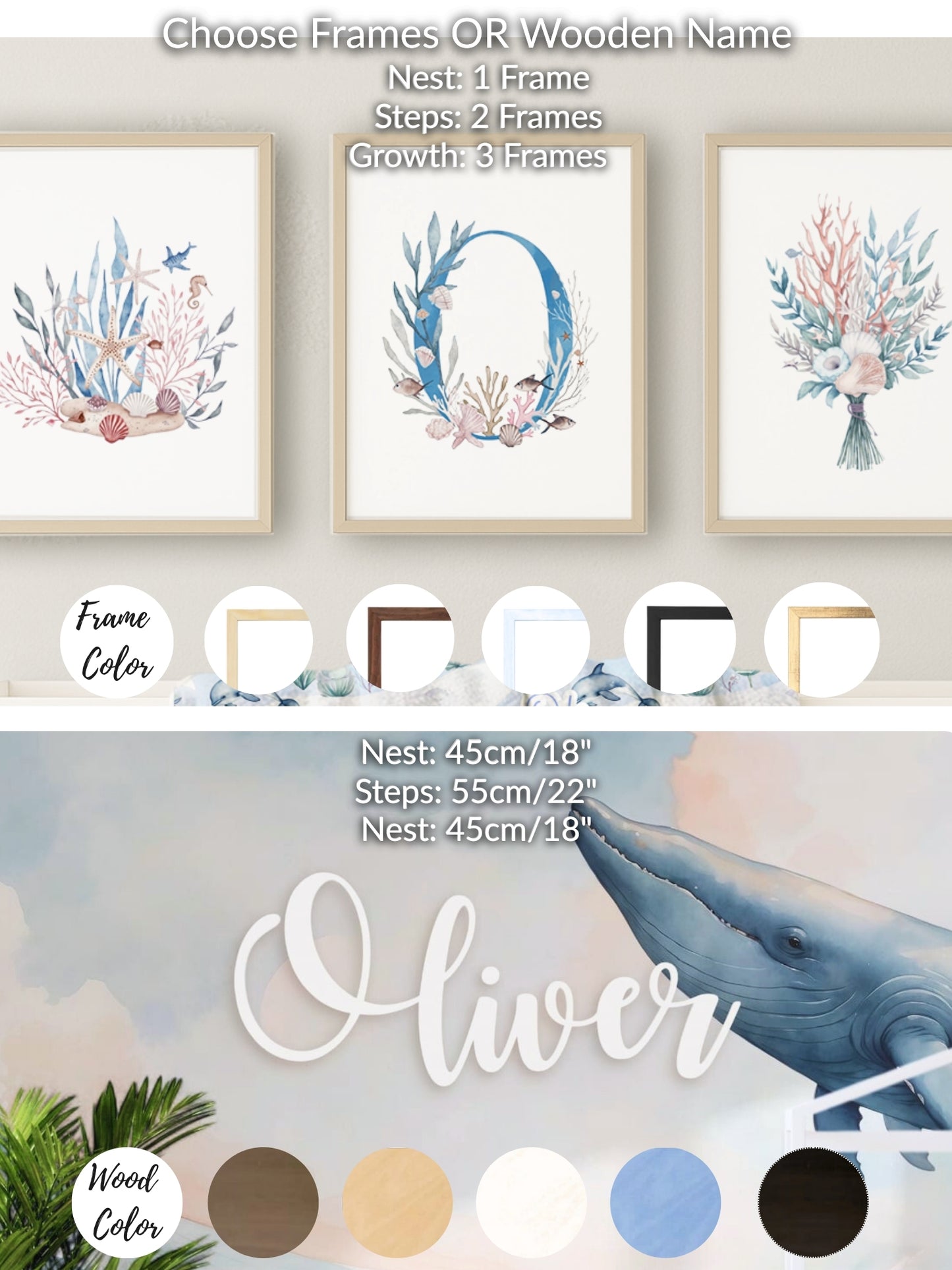 Whale Dreams Nursery Set