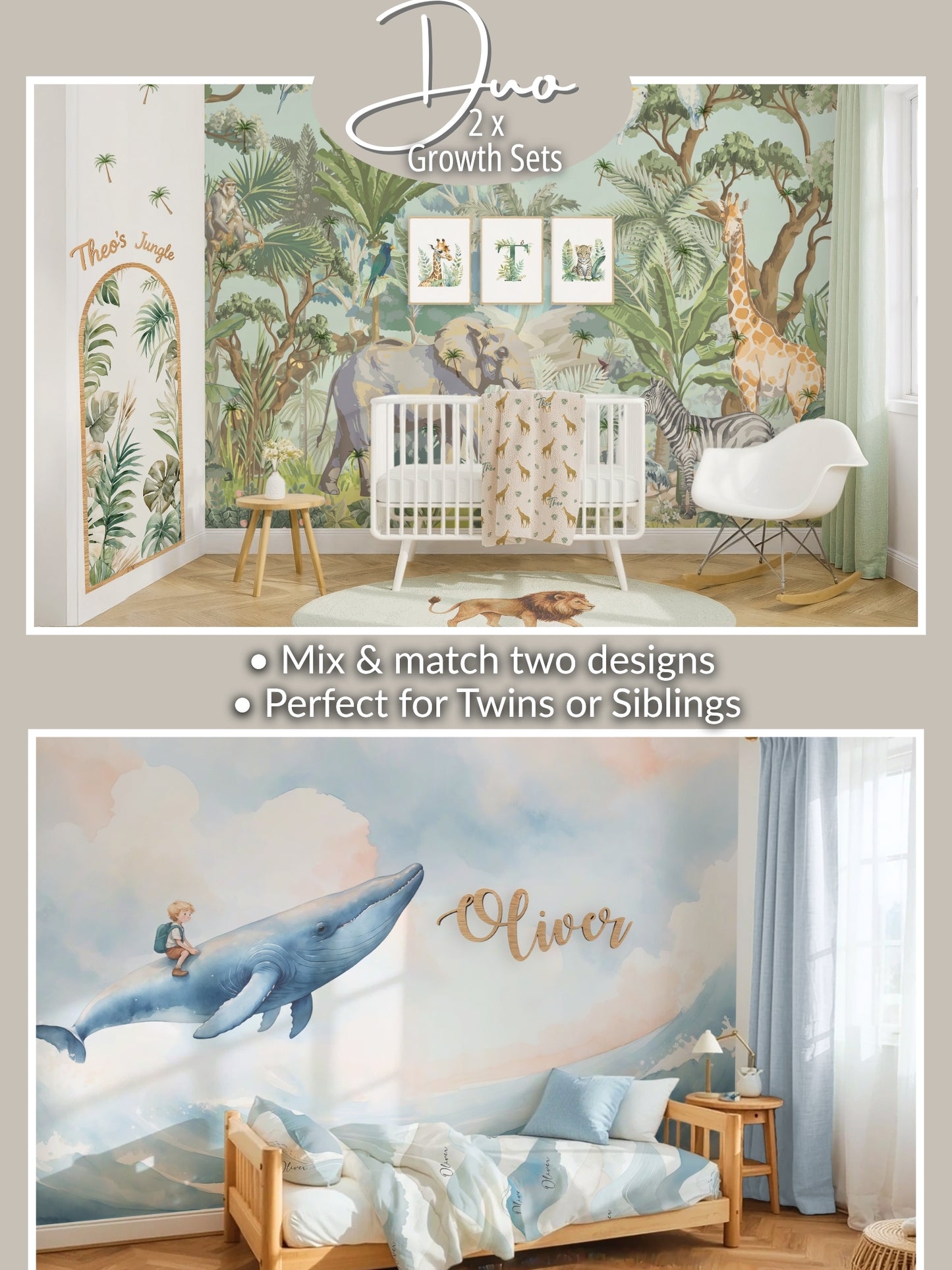 Whale Dreams Nursery Set