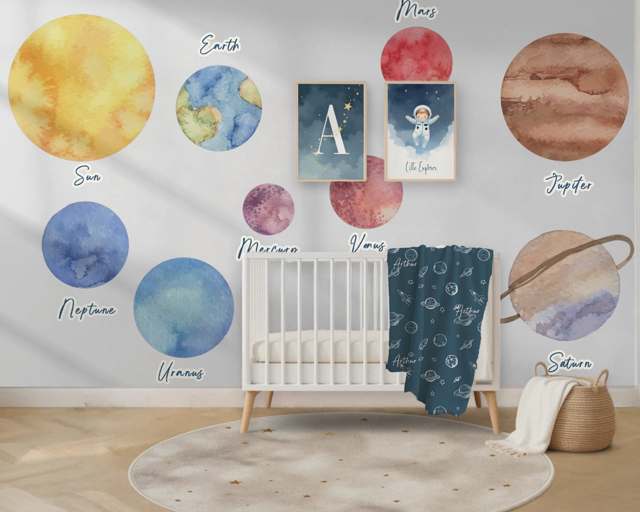 Space Astronaut Universe Nursery Set