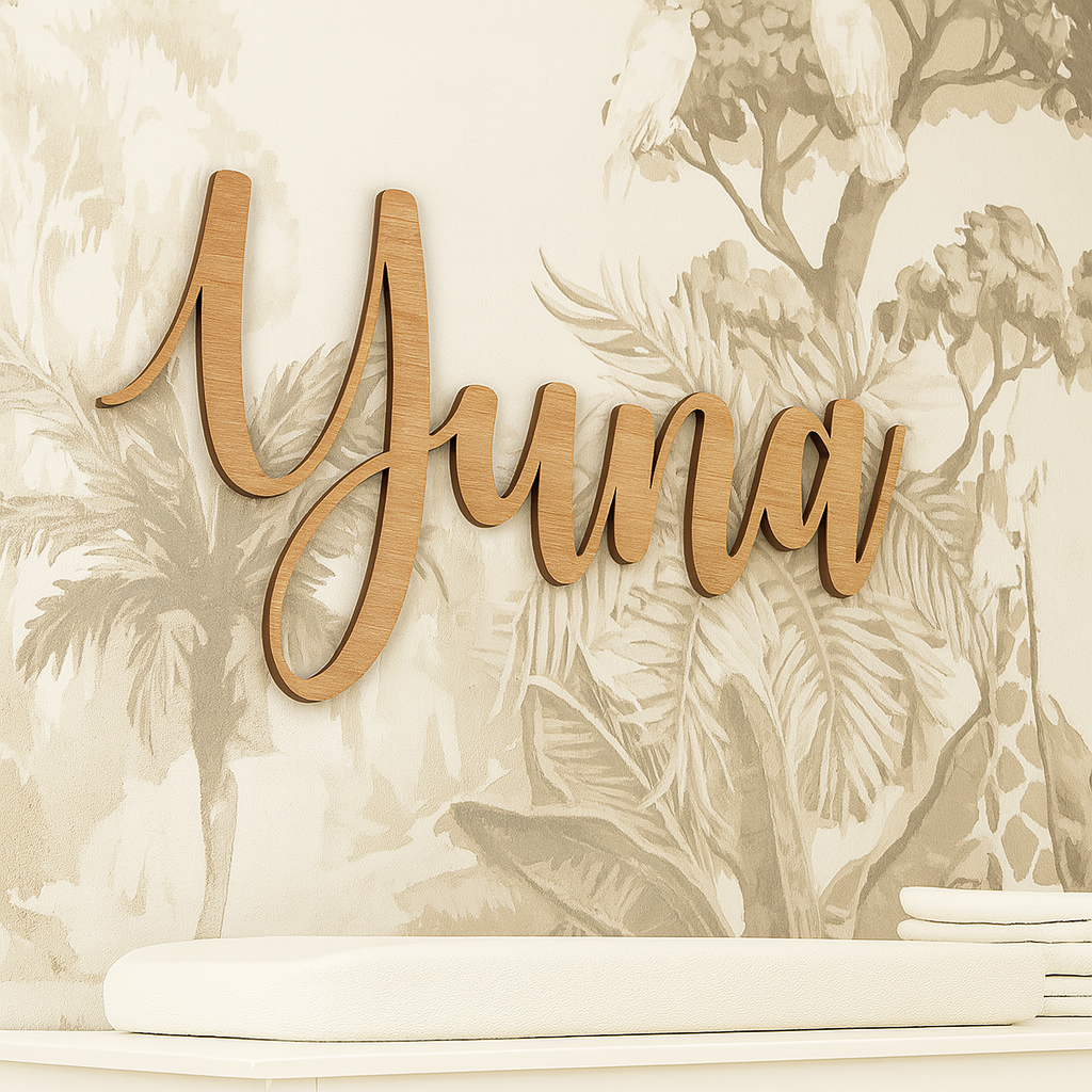Wooden Name Sign
