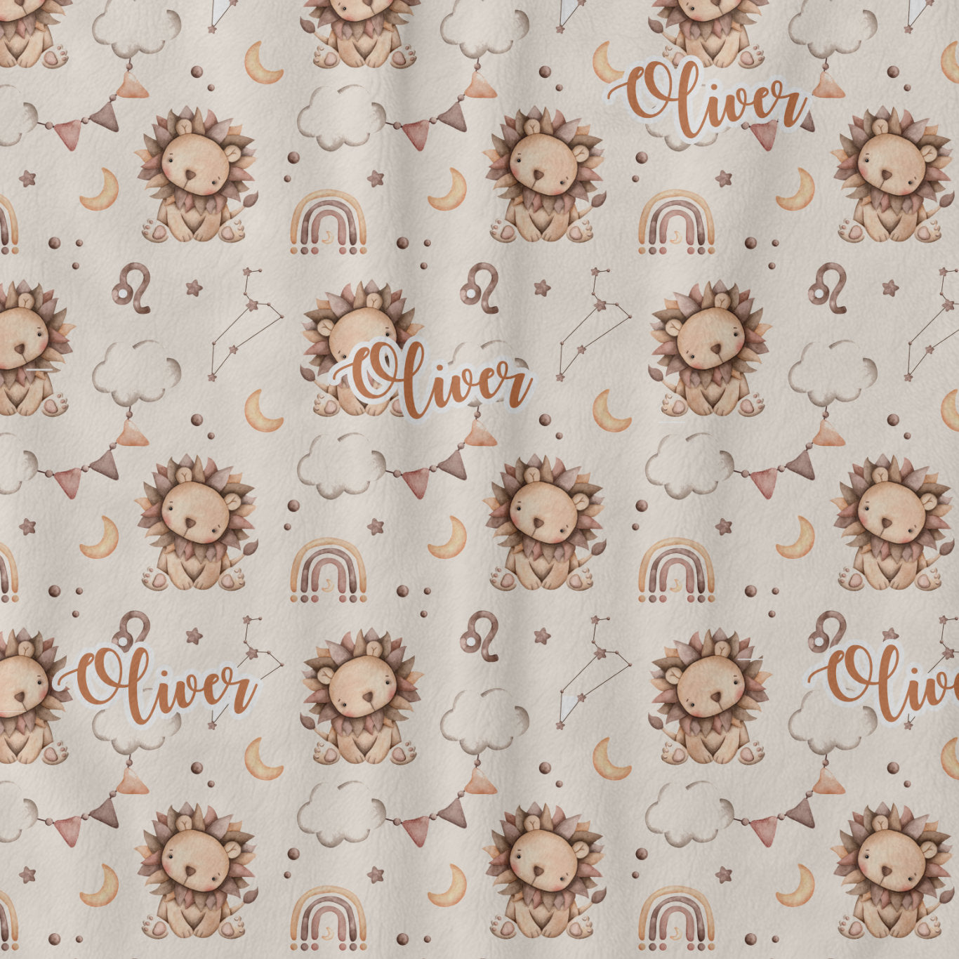Boho Personalized Baby Blanket