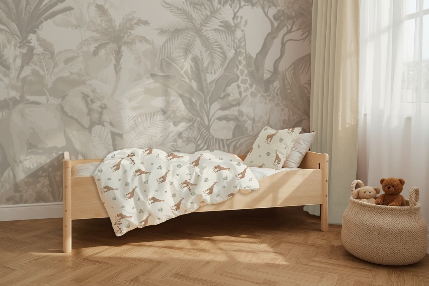Vintage Safari Wallpaper Peel & Stick