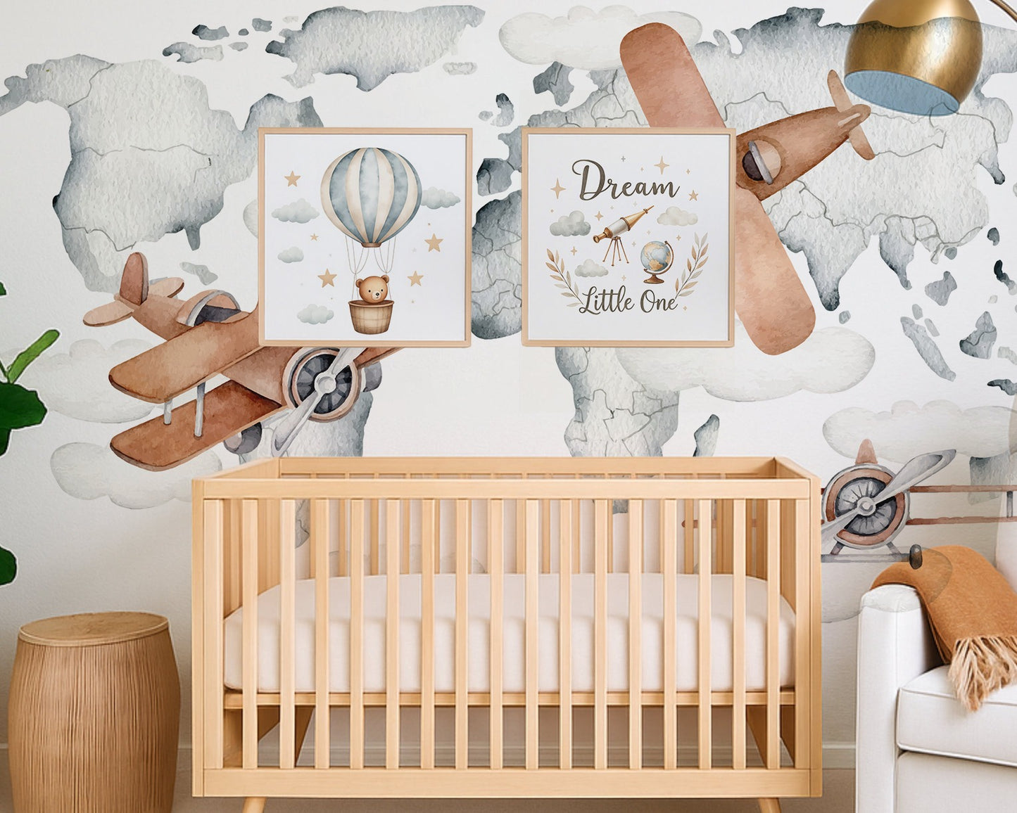 Wall-Art Set - Airplanes