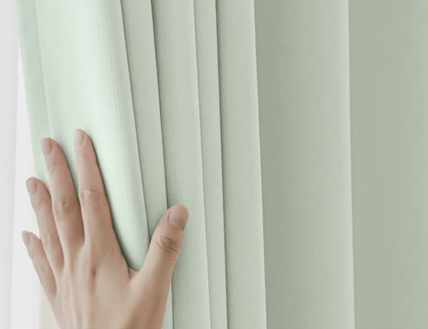 Minty Green Blackout Curtain