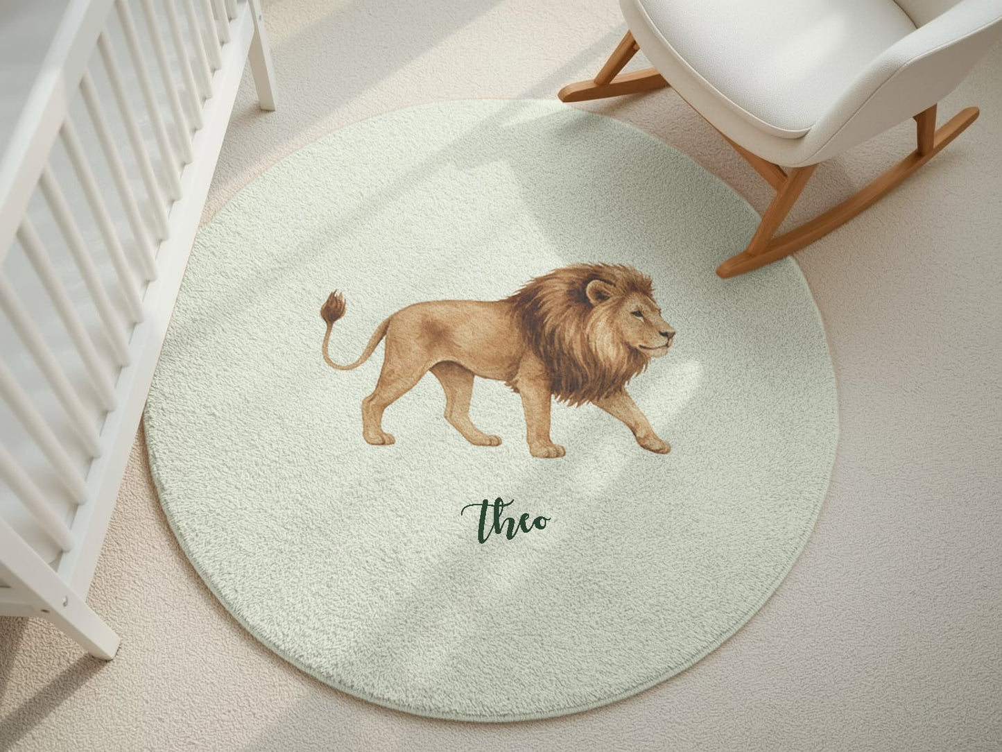Leuke Zebra - Aangepaste Baby & Kinderkamer Speelmat Tapijt