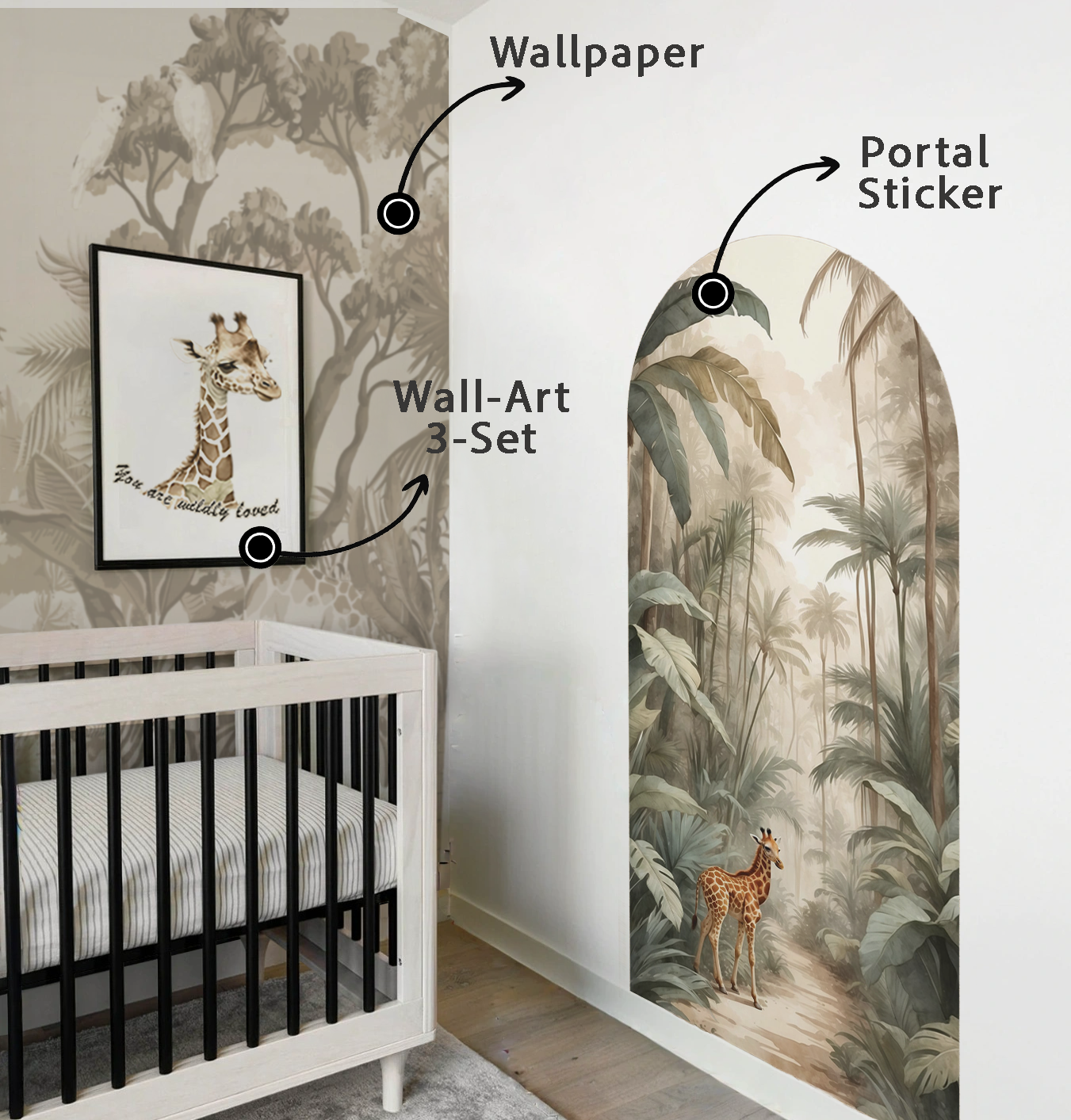 Dream Portal Sticker – Jungle Wall Decal