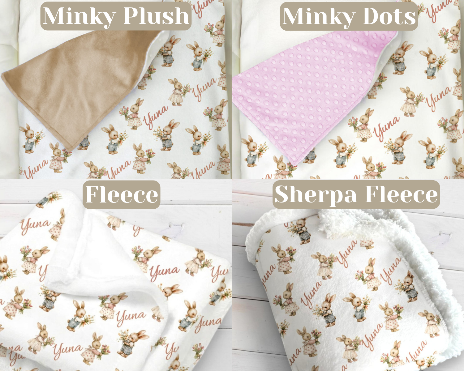 🧵 A Parent’s Guide to the 4 Best Fabrics for Printed Baby Blankets