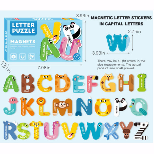 Magnetic Puzzle - A-Z Capital Alphabet Letters