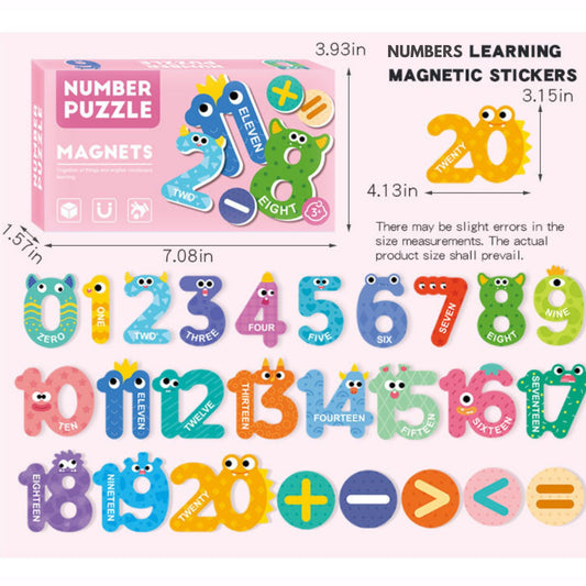 Magnetic Puzzle - Numbers