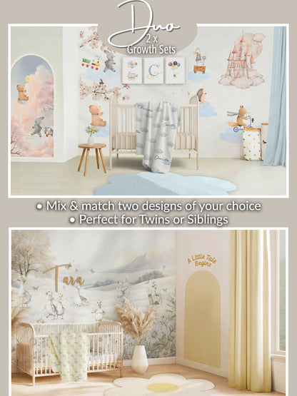Animal Castle Nursery Wallpaper Peel & Stick