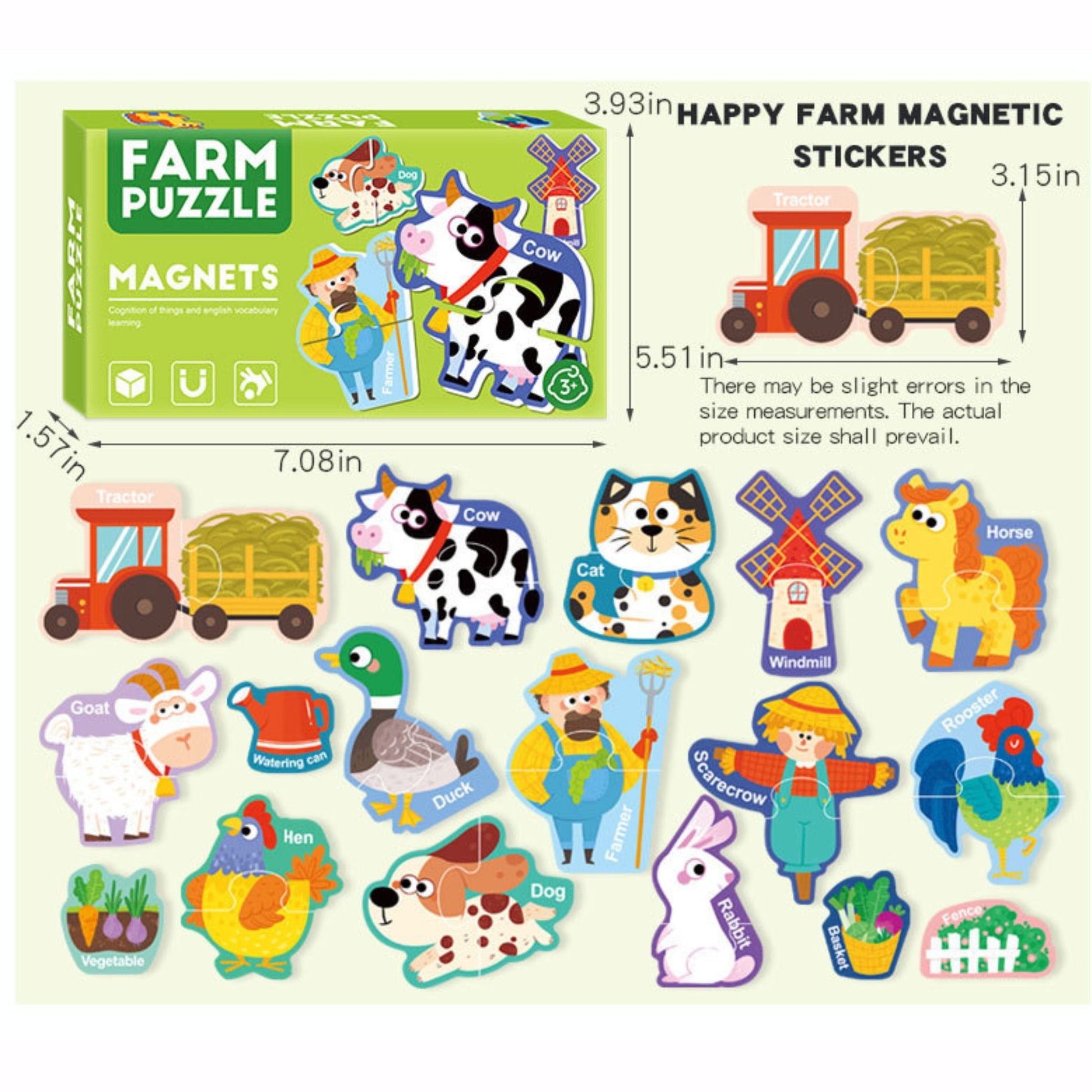 Farm Puzzle Magnets