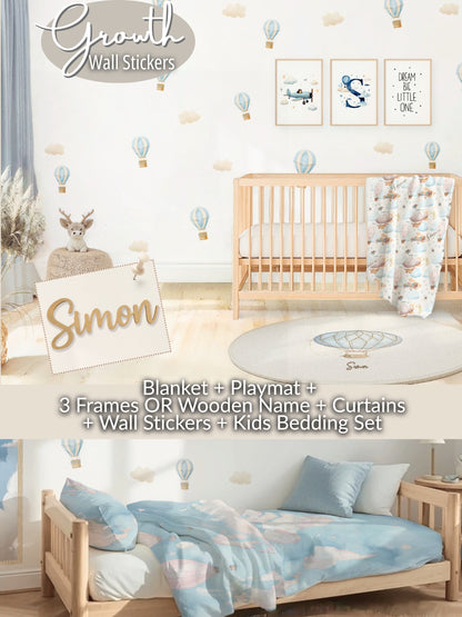 World Map Nursery Set
