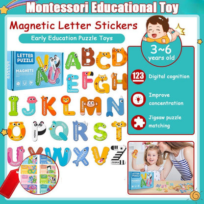 Magnetic Puzzle - A-Z Capital Alphabet Letters