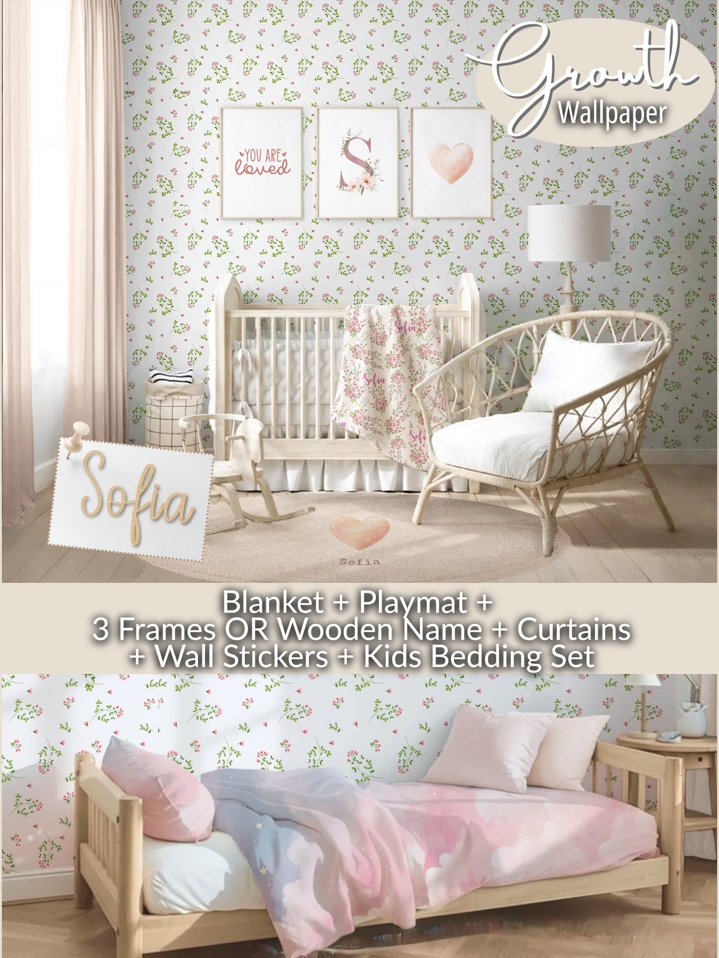 Floral Nursery Set