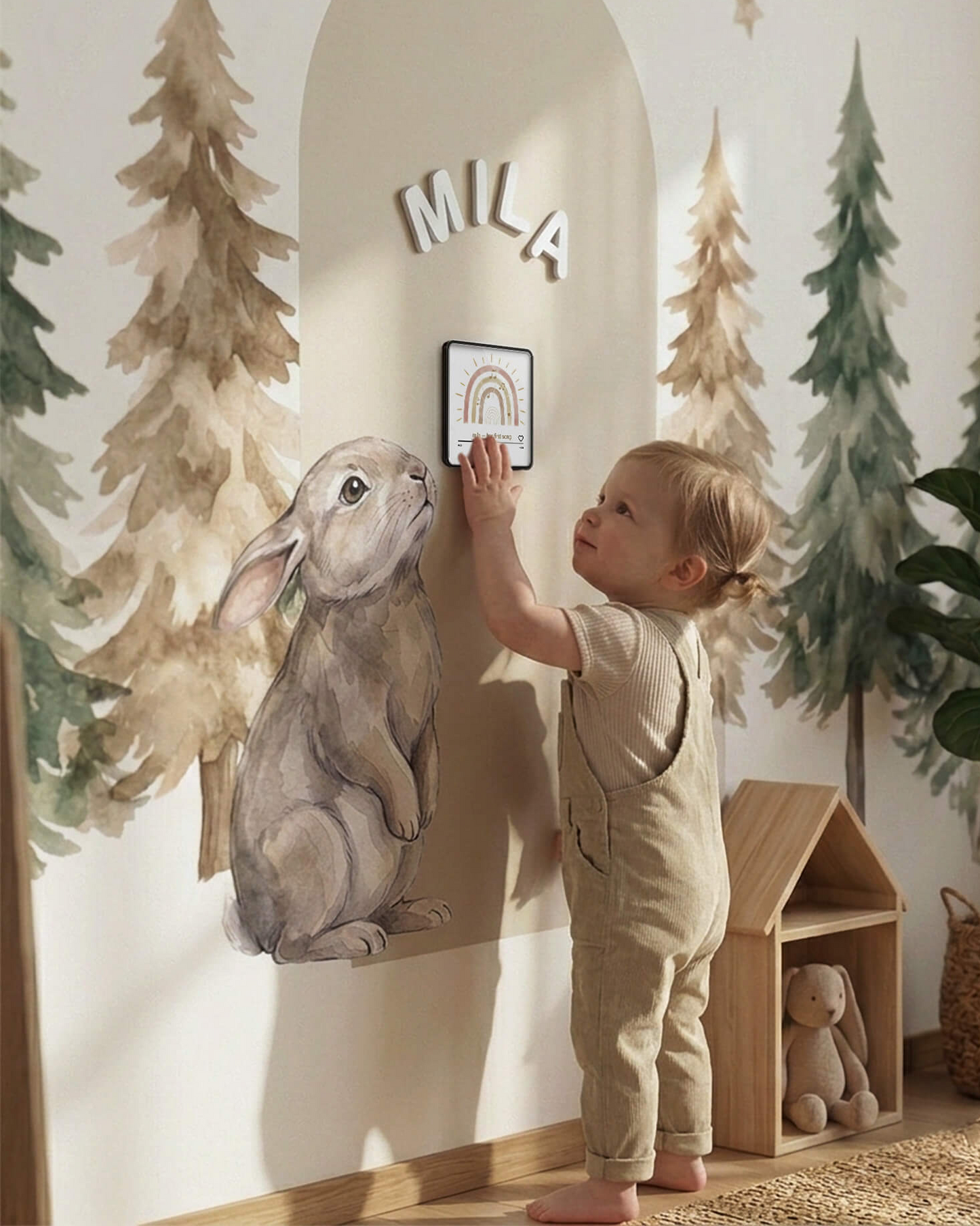 Forest Bunny Magnetic Storywall