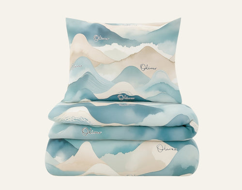 Blue Sea Personalized Kids Bedding Set – Toddler & Junior Sizes