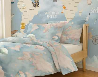 World Map Nursery Set