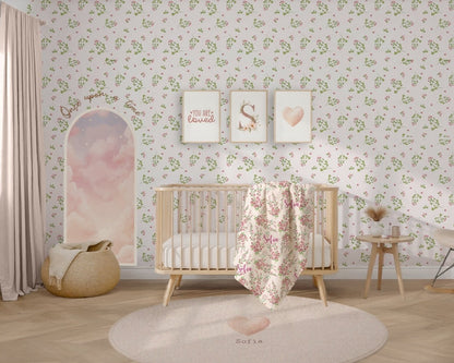 Floral Nursery Wallpaper Peel & Stick
