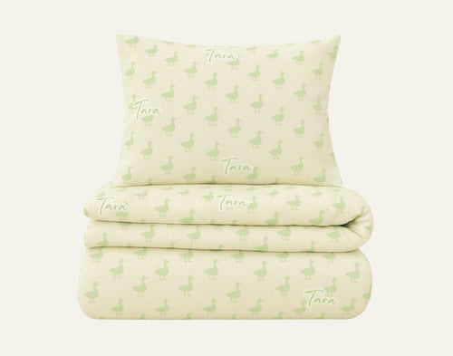 Ducks Personalized Kids Bedding Set – Toddler & Junior Sizes