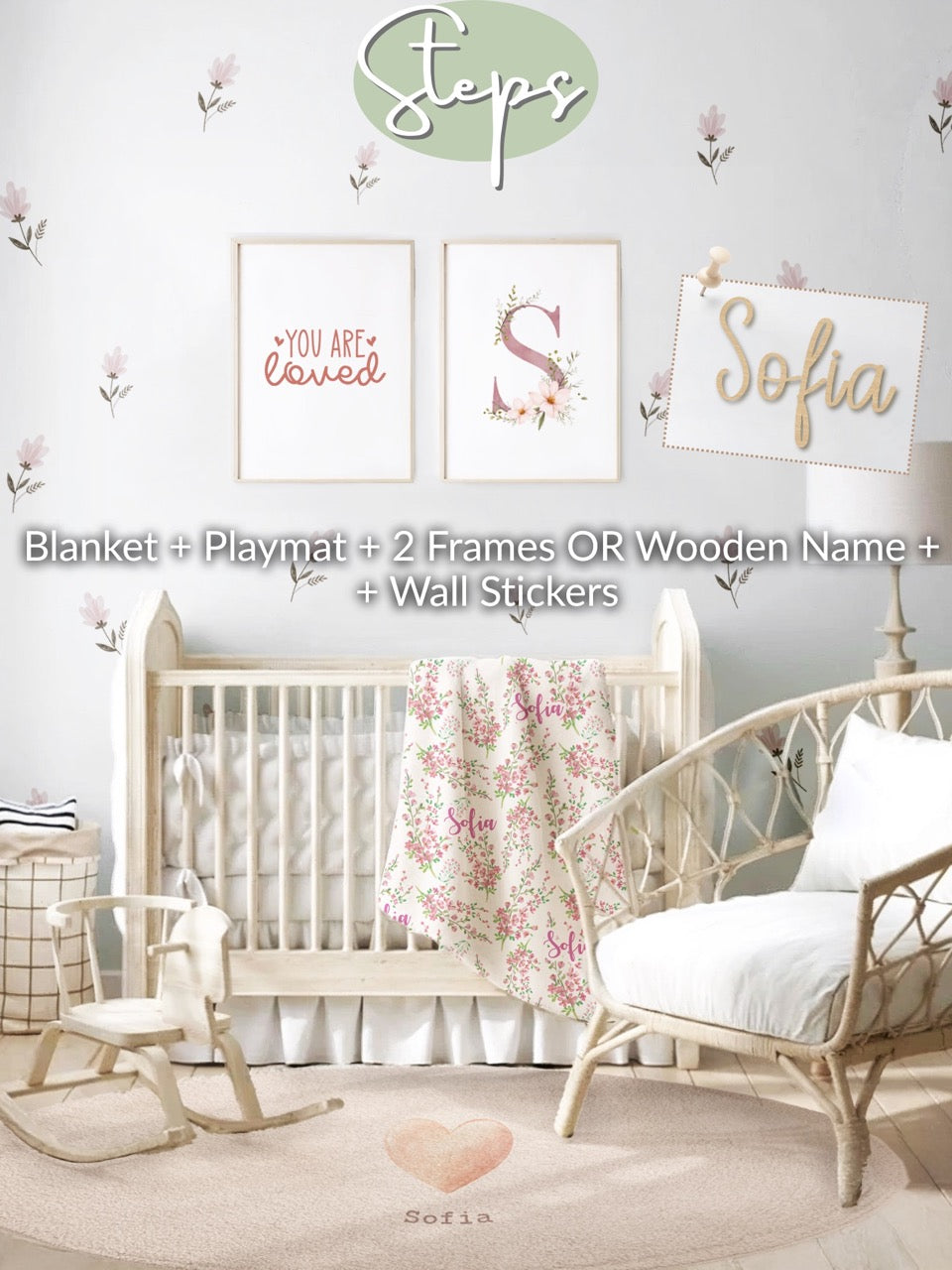 Floral Nursery Set