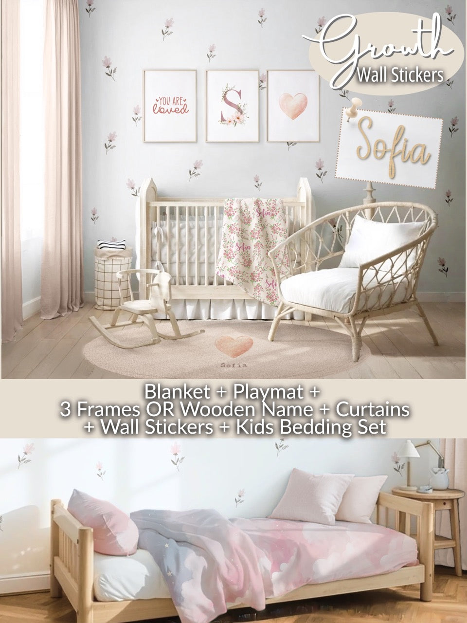 Floral Nursery Set