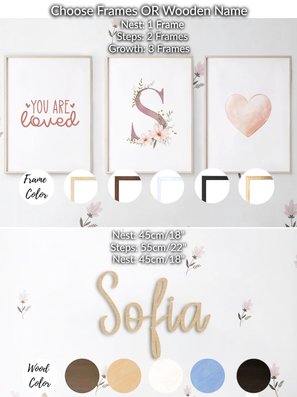 Floral Nursery Set