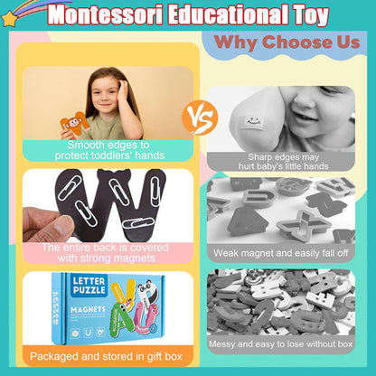 Magnetic Puzzle - A-Z Capital Alphabet Letters