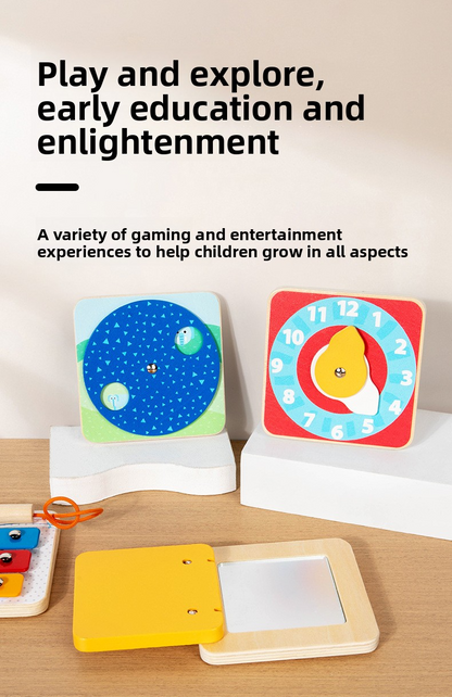 Montessori Wooden Magnets for Cognitive Learning