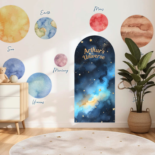 Dream Portal Sticker – Space Universe Stars Wall Decal