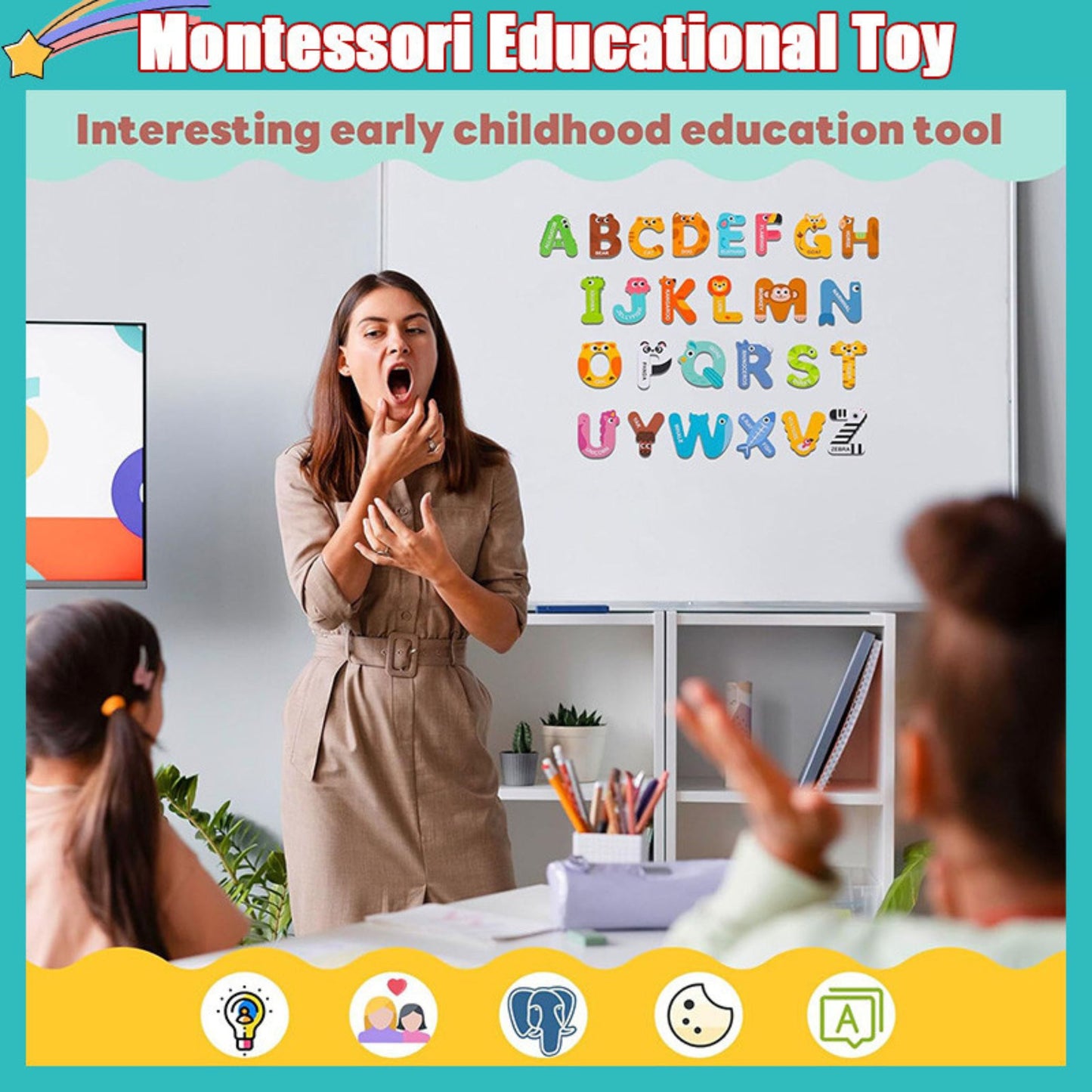 Magnetic Puzzle - A-Z Capital Alphabet Letters