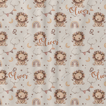 Boho Personalized Baby Blanket