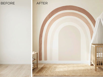 Boho Rainbow Montessori Magnetic  Play Corner Set