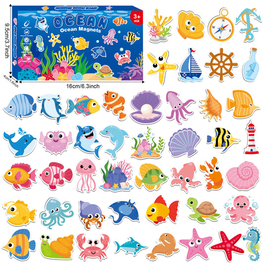 Magnetic Learning Fun for Little Explorers /  Ocean World (2–3 Years)_