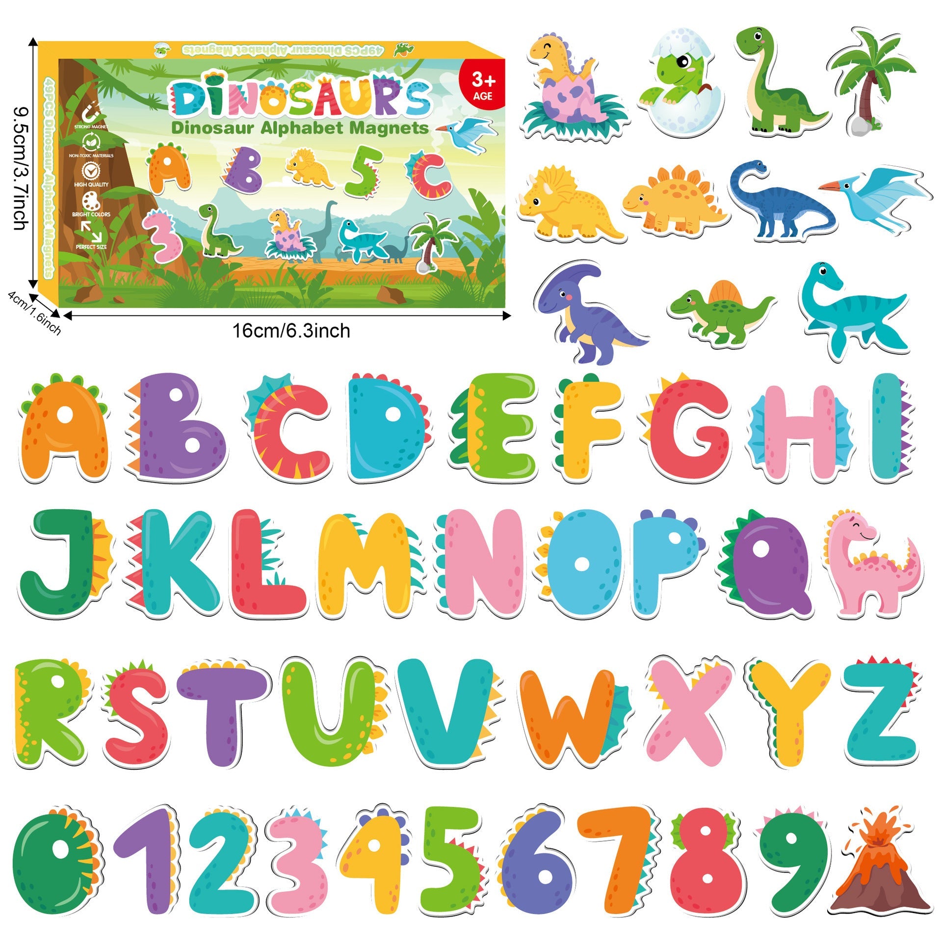 Dinosaurs (49 pcs)