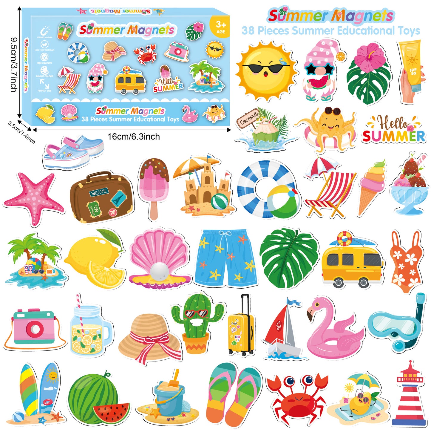Magnetic Learning Fun for Little Explorers / Summer Fun (2–3 Years)