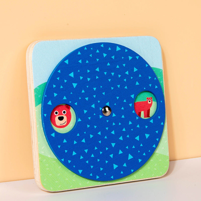 Montessori Wooden Magnets for Cognitive Learning