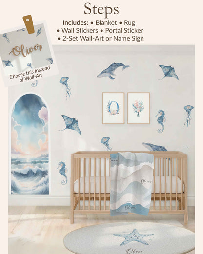Dream Portal Sticker – Sea Arch Wall Decal