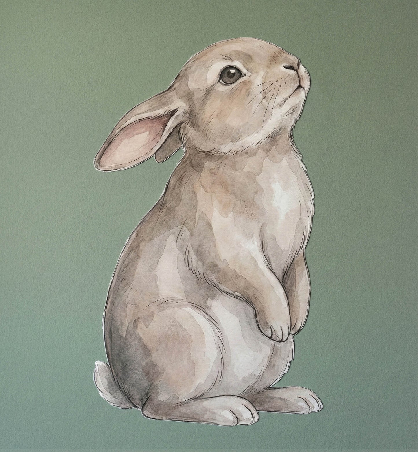 Bunny Wall Sticker (Peel & Stick)