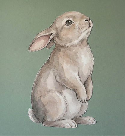 Bunny Wall Sticker (Peel & Stick)