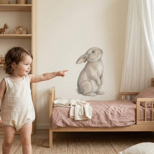 Bunny Wall Sticker (Peel & Stick)