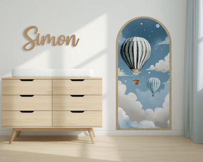 Dream Portal Sticker – World Map Arch Wall Decal
