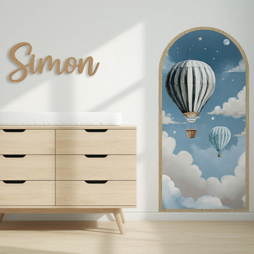 Dream Portal Sticker – World Map Arch Wall Decal