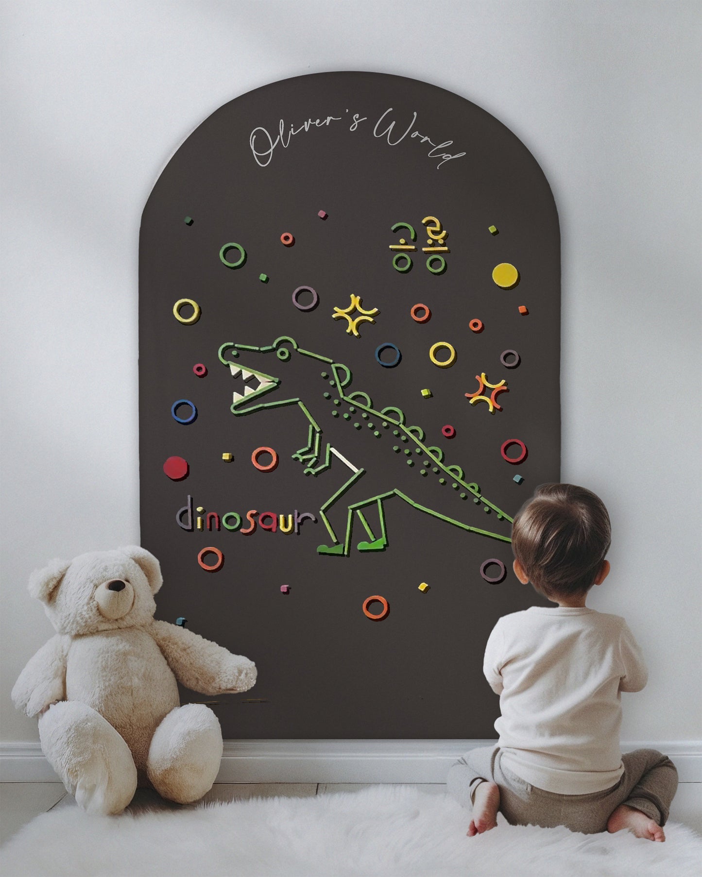 Charcoal Minimal Magnetic Wall