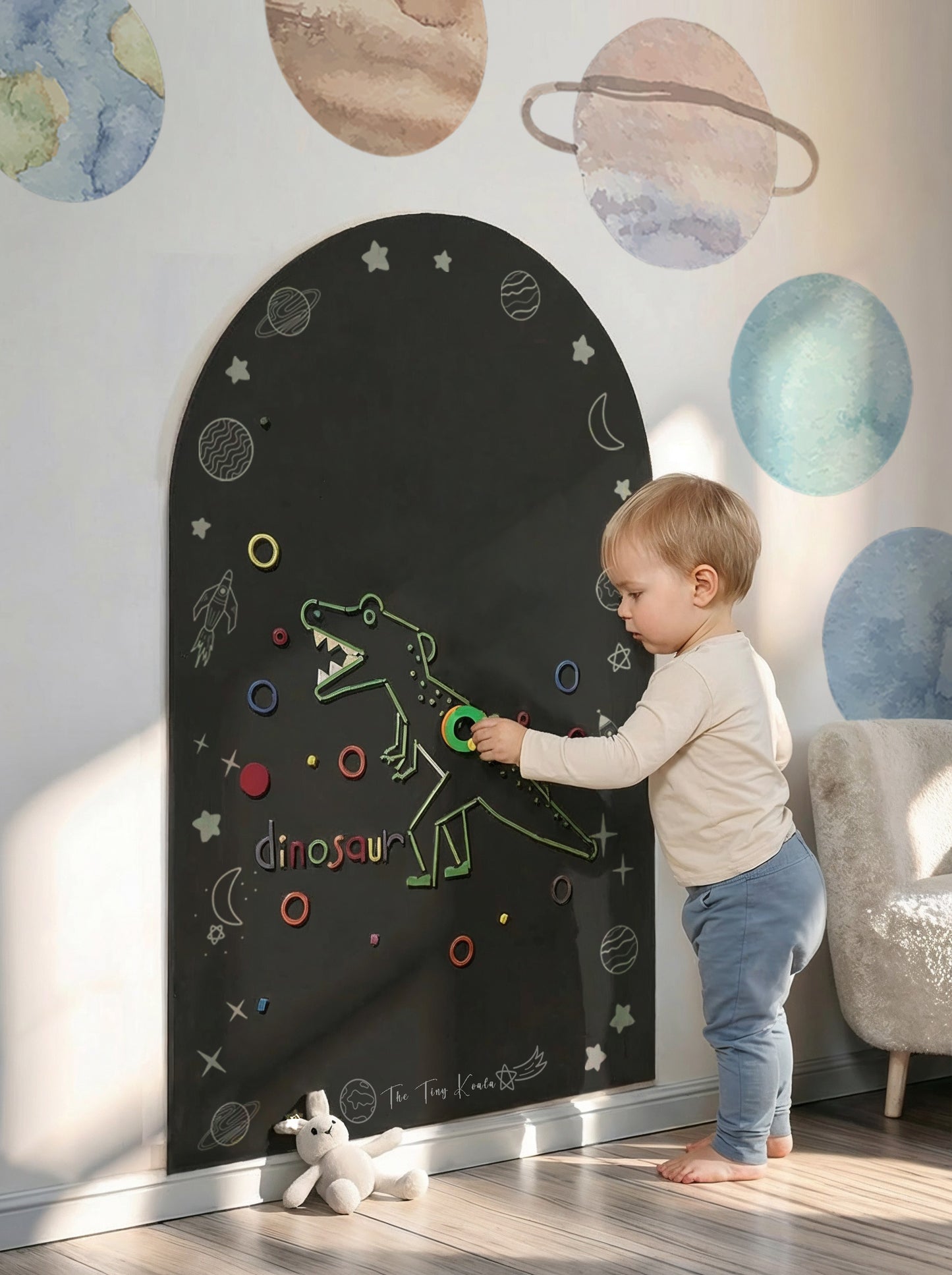 Space Explorer Magnetic Play & Learn Wall