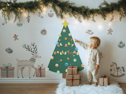 Christmas Tree Magnetic Play Wall