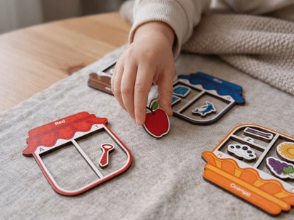 Magnetic Color Sorting Set (55 Pieces)